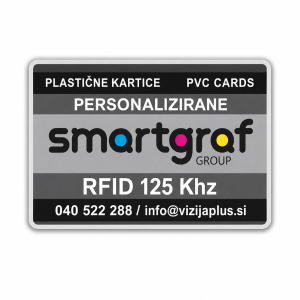 Plastične kartice RFID 125Khz + personalizacija