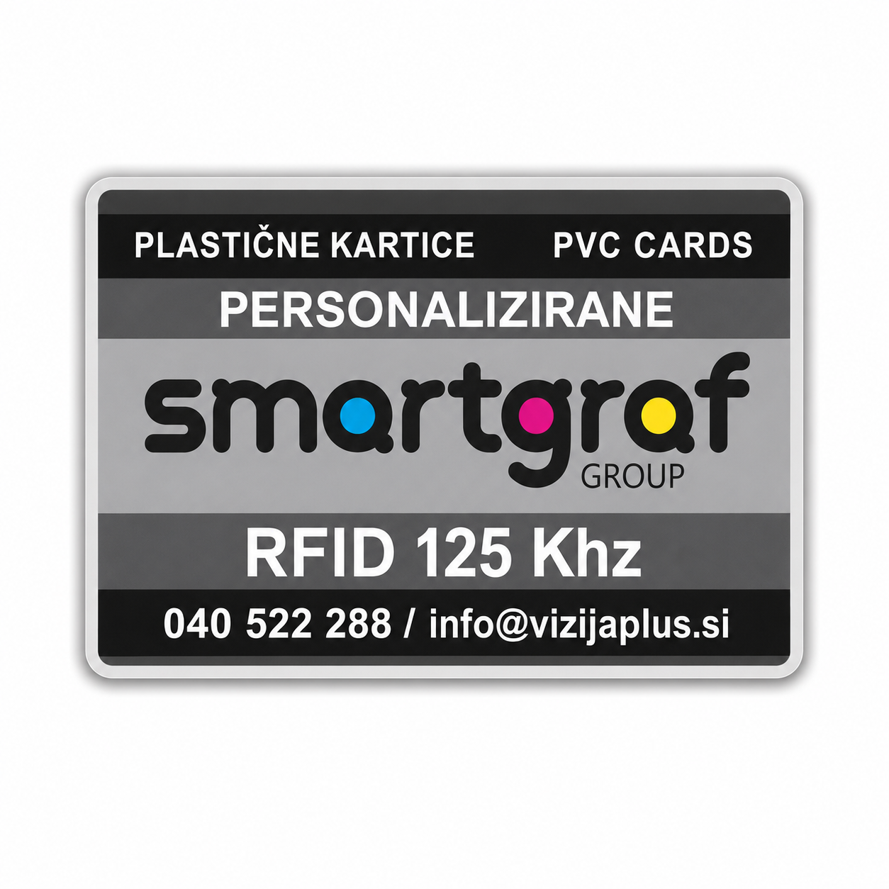 Plastične kartice RFID 125Khz + personalizacija