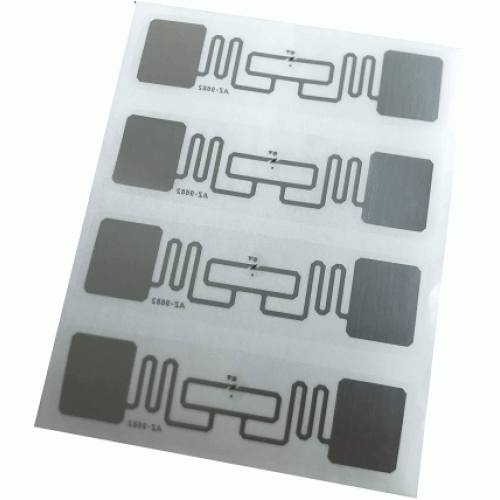 Nalepka z RFID čipom UHF 860 do 960 Mhz